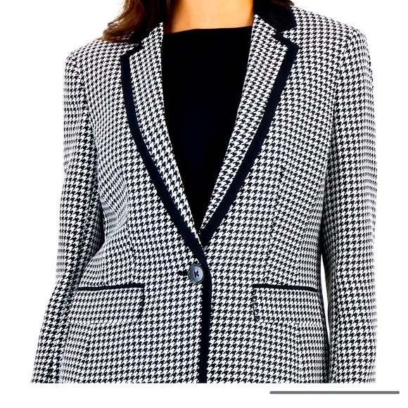 NWT Kasper Houndstooth Blazer - Picture 2 of 9